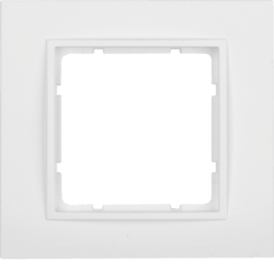 10116919 Frame 1gang Berker B.7, polar white matt
