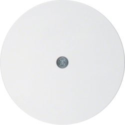 10192089 Centre plate for cable outlet Berker R.1/R.3/R.classic,  polar white glossy