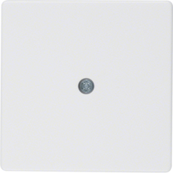 10196089 Centre plate for cable outlet Berker Q.1/Q.3/Q.7/Q.9, polar white velvety