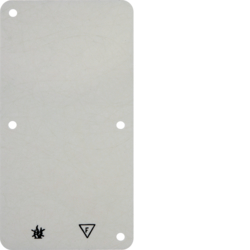 102122 Base plate 2gang,  self-extinguishing Surface-mounted accessories,  white