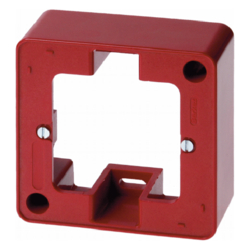 10290062 Frame 1gang surface-mounted Surface-mounted accessories,  red glossy