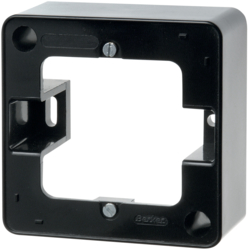 10290065 Frame 1gang surface-mounted Surface-mounted accessories,  black glossy