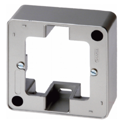 10299004 Frame 1gang surface-mounted Surface-mounted accessories,  stainless steel,  lacquered