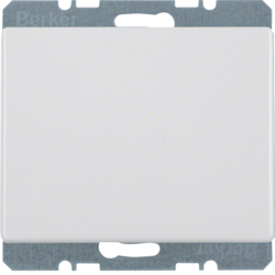 10450069 Blind plug with centre plate Berker Arsys,  polar white glossy