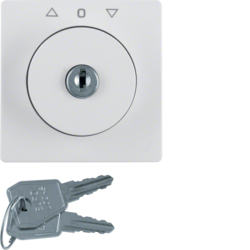 1083608900 Key can be removed in 0 position,  Berker Q.1/Q.3/Q.7/Q.9