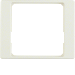 11080102 Adapter ring for centre plate 50 x 50 mm Berker Arsys,  white glossy