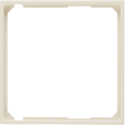 11098982 Intermediate ring for central plate Berker S.1/B.3/B.7, white glossy