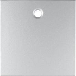 11461404 Centre plate for pullcord switch/pullcord push-button Berker S.1/B.3/B.7, aluminium,  matt,  lacquered