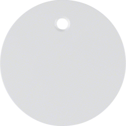 11462089 Centre plate for pullcord switch/pullcord push-button Berker R.1/R.3/R.8, polar white glossy