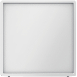 12046089 Centre plate for nurse call system polar white velvety