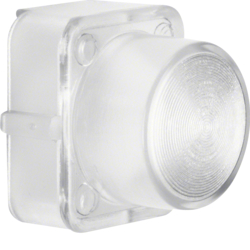 1221 Cover for push-button/pilot lamp E10 Serie 1930/Glas/R.classic,  clear,  transparent