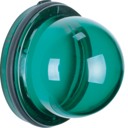 124103 Cover for pilot lamp E14 green,  transparent