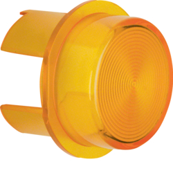 1282 Cover for push-button/pilot lamp E10 Light control,  yellow,  transparent