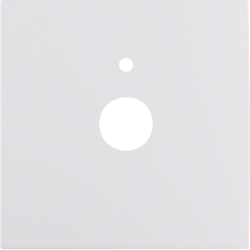 12888959 Centre plate for pneumatic call switch polar white glossy