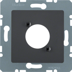 14121606 Zentralplatte für XLR Steckverbinder D-Serie Zentralplattensystem,  anthrazit matt