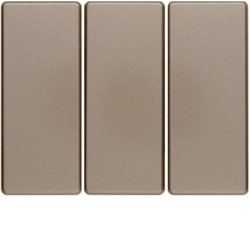 14659011 Rocker 3gang Berker Arsys,  light bronze matt,  lacquered