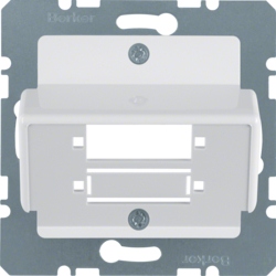 148009 Zentralplatte für LWL-Kupplungen Duplex SC Zentralplattensystem,  polarweiß glänzend