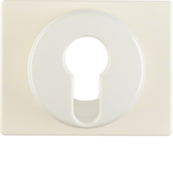 15050012 Centre plate for key switch/key push-button Berker Arsys,  white glossy