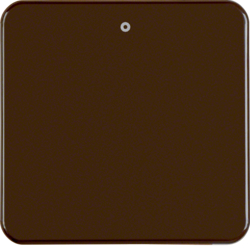 155111 Rocker with imprint "0" Splash-protected flush-mounted IP44, brown glossy