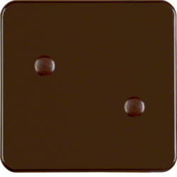 155901 Rocker screw-on Splash-protected flush-mounted IP44, brown glossy