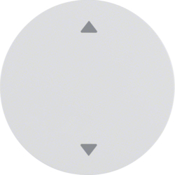 16202049 Rocker with imprinted arrows symbol Berker R.1/R.3/R.8, polar white glossy