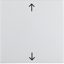 16208919 Rocker with imprinted arrows symbol Berker S.1/B.3/B.7, polar white glossy