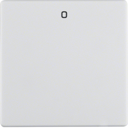 16226089 Rocker with imprint "0" Berker Q.1/Q.3/Q.7/Q.9, polar white velvety