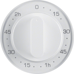 16332089 Centre plate for mechanical timer Berker R.1/R.3/R.8, polar white glossy