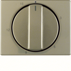 16340101 Centre plate for mechanical timer Berker Arsys,  light bronze matt,  aluminium lacquered