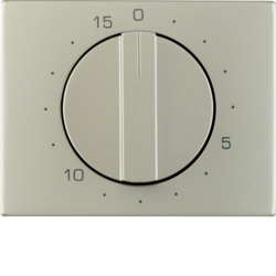 16347104 Centre plate for mechanical timer Berker K.5, stainless steel,  metal matt finish