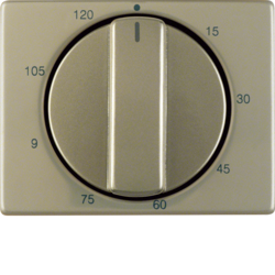 16350101 Centre plate for mechanical timer Berker Arsys,  light bronze matt,  aluminium lacquered