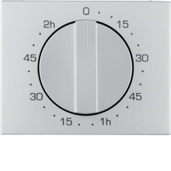 16357103 Centre plate for mechanical timer Berker K.5, Aluminium,  aluminium anodised