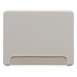 163640 Rocker with labelling field,  Surface-mounted,  white glossy