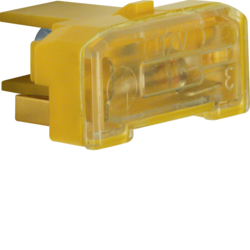 167602 Glow lamp unit with N-terminal Light control,  yellow