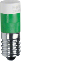 167803 LED lamp E10 Light control,  green