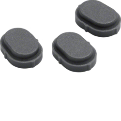 18033500 Cover plug for screw holes Berker W.1, grey matt