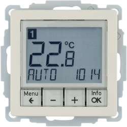 20446082 Thermostat,  NO contact,  with centre plate Time-controlled
