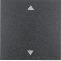 24111206 Rocker with imprinted arrows symbol for EnOcean radio wall-transmitter module Berker S.1/B.3/B.7, anthracite matt