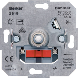 281901 Rotary dimmer 400 W with soft-lock,  Light control,  others