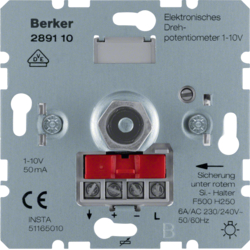 289110 1 - 10 V rotary potentiometer Soft-lock,  Light control