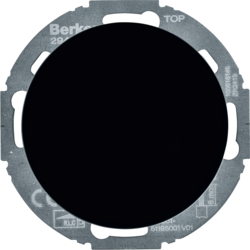 29442045 Drehdimmer mit Zentralstück (R,  L,  C,  LED) mit Softrastung,  Serie R.classic,  schwarz glänzend