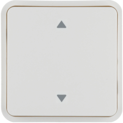 30653542 Rocker with imprinted arrows symbol Berker W.1, polar white matt