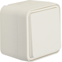 30763502 Change-over switch surface-mounted Berker W.1, polar white matt