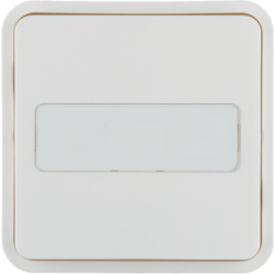 30763542 Rocker with labelling field,  Berker W.1, polar white matt