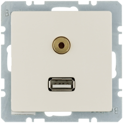 3315396082 USB/3.5 mm audio socket outlet