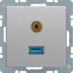 3315396084 USB/3.5 mm audio socket outlet