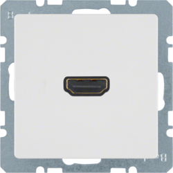 3315426089 High definition socket outlet Berker Q.1/Q.3/Q.7/Q.9, polar white velvety
