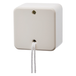 390640 Pullcord switch off/change-over surface-mounted Surface-mounted,  white glossy