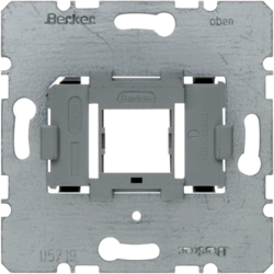 454003 Supporting plate with grey mounting device for modular jack Communication technology