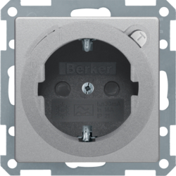 47086084 SCHUKO socket outlet with residual current circuit-breaker enhanced contact protection,  Berker Q.1/Q.3/Q.7/Q.9